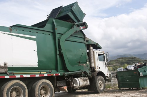 A skip placed on a Kingston street