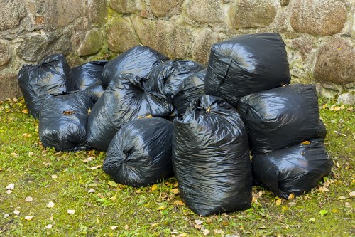 Professional waste clearance services in action
